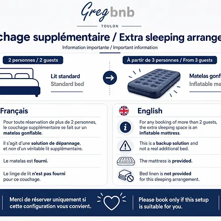 Gregbnb - Climatise - T2 35m2 - Balcon - δδδ Apartmán